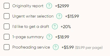 GrabMyEssay Additional Features